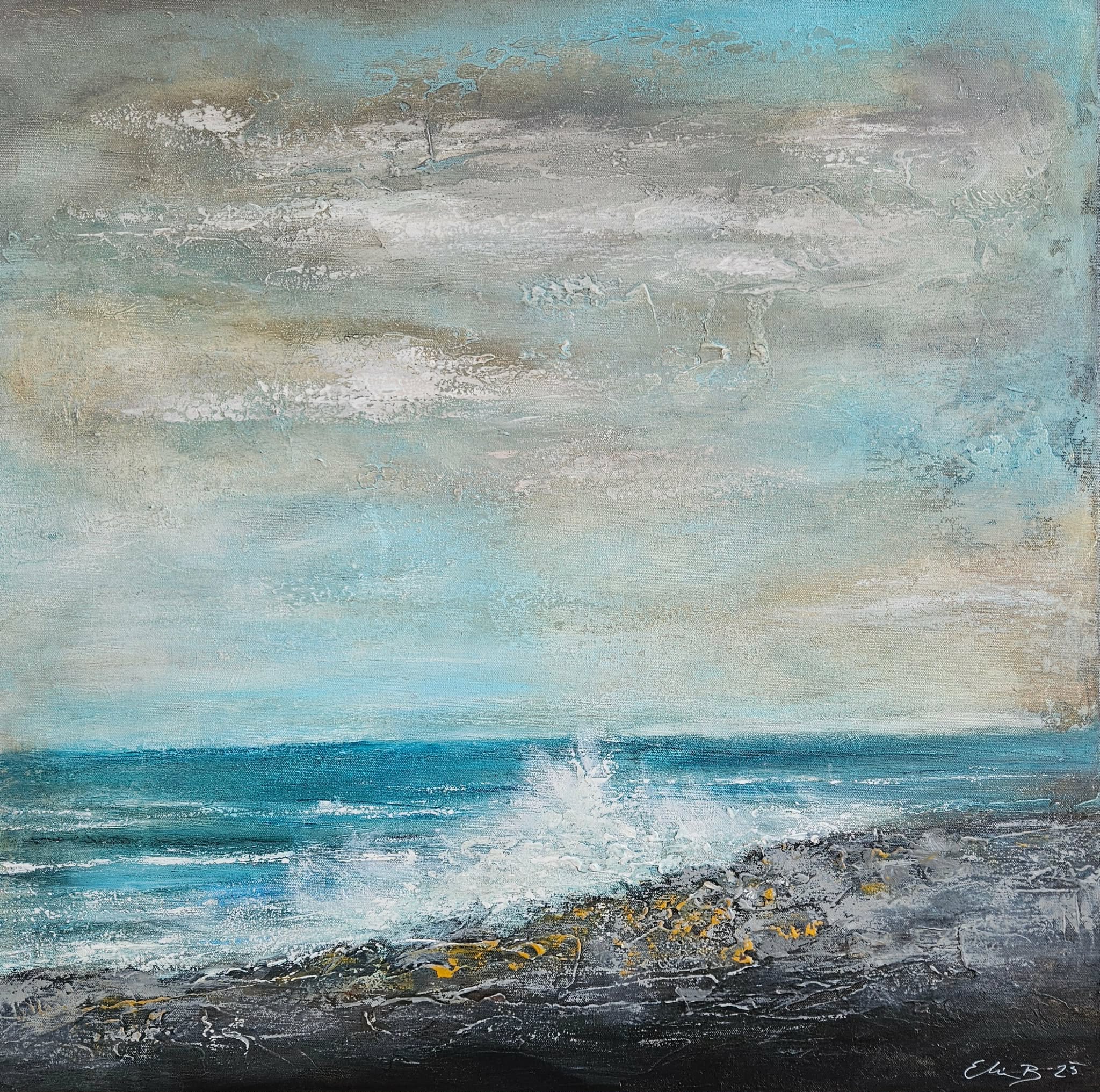 "By the ocean"