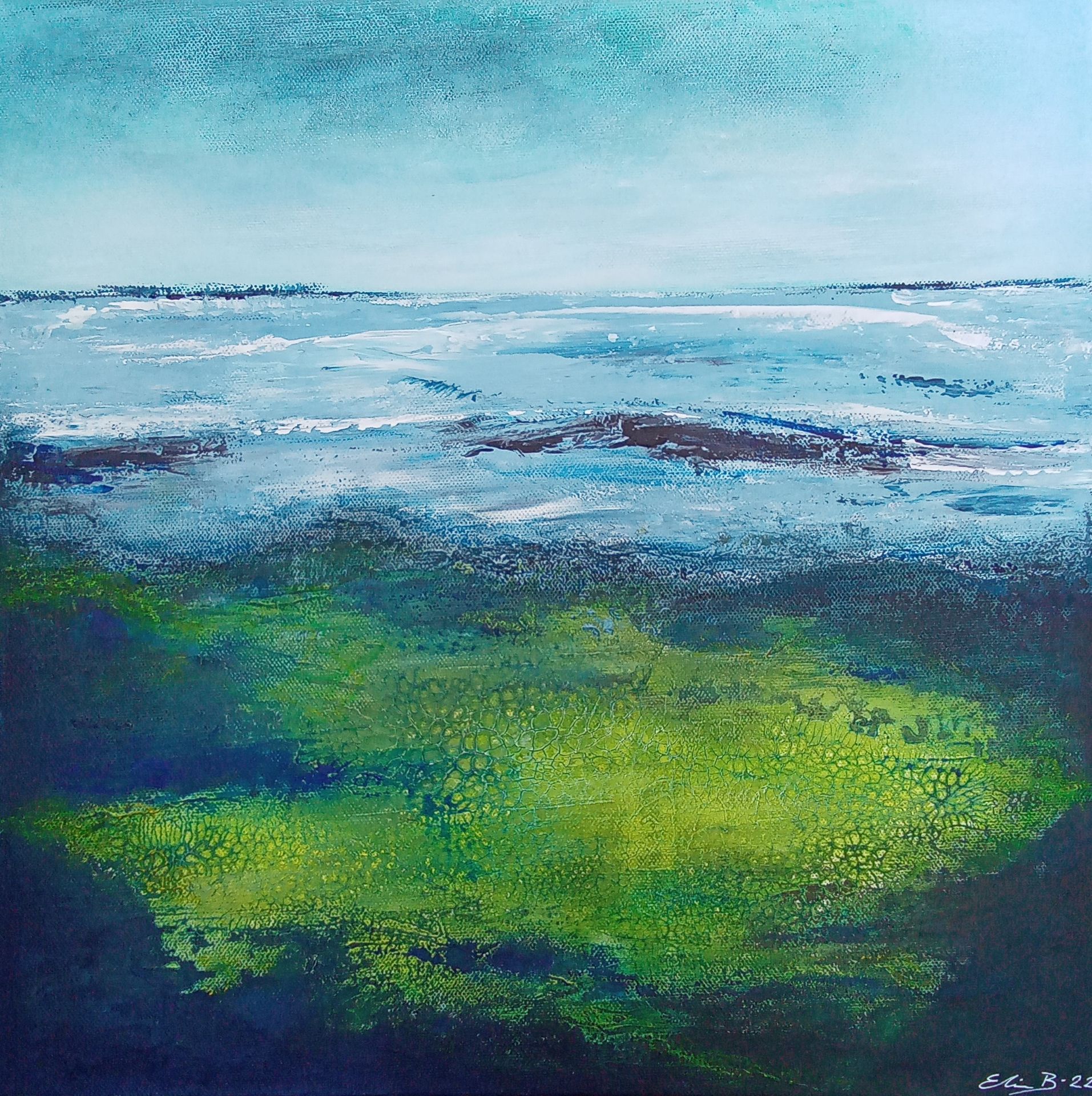 Giclée trykk, "Peaceful landscape