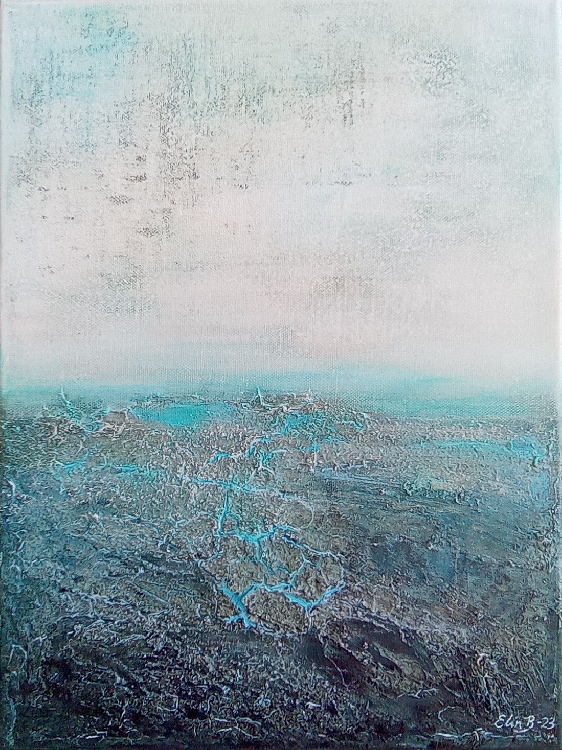 Cracked landscape